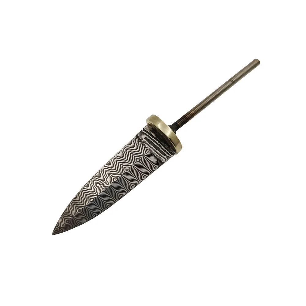Vintage Collectible Knife - Vintage Damascus Steel Tea Knife Blank,