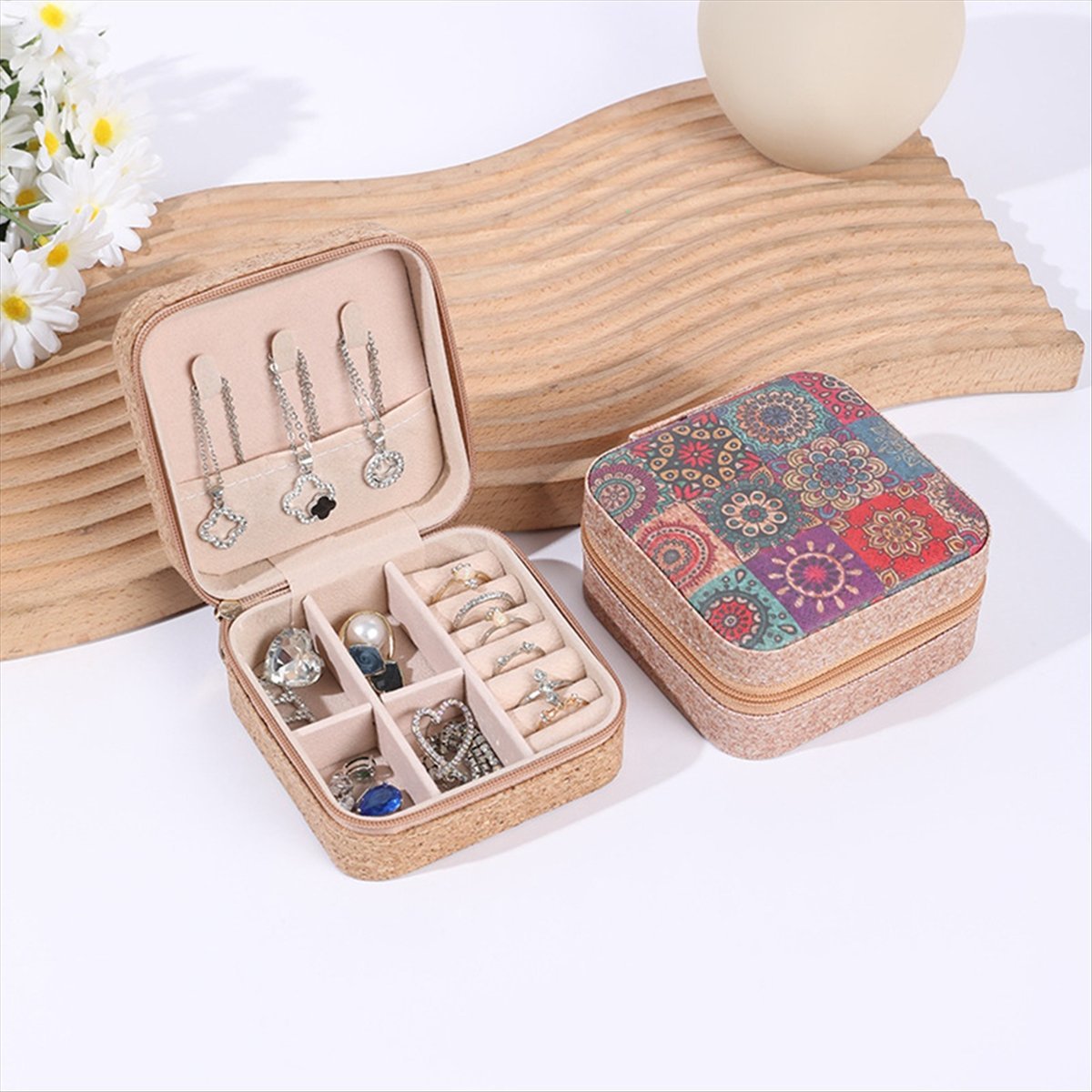 [N84R] 4PCS Vintage Cork Jewel - огляд і ціна Vintage Zipper