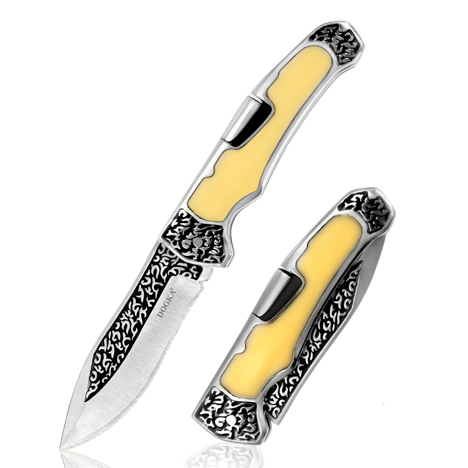 Vintage Engraved Folding Pocke - огляд і ціна Vintage Collectible Knife