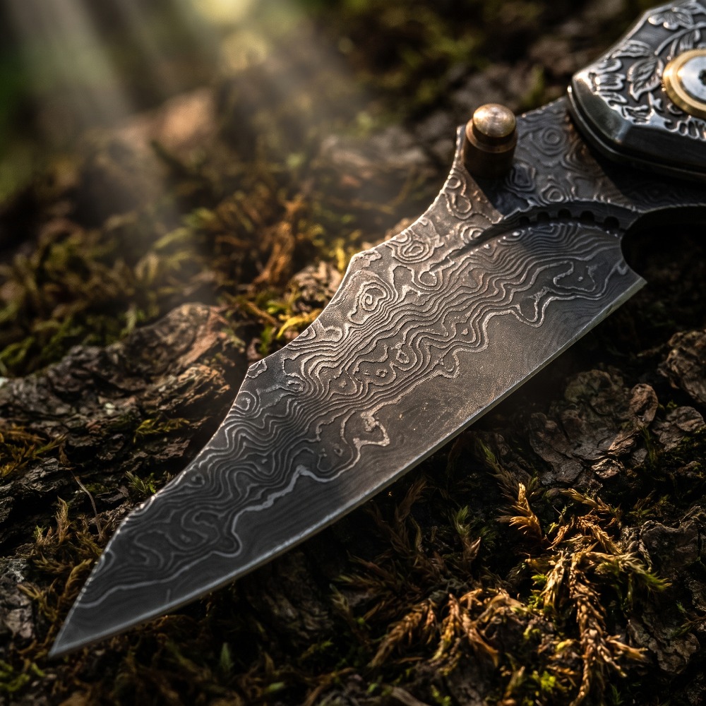 Vintage Engraved Foldable Knif - огляд і ціна Vintage Collectible Knife